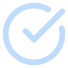 Checkmark inside a circle icon